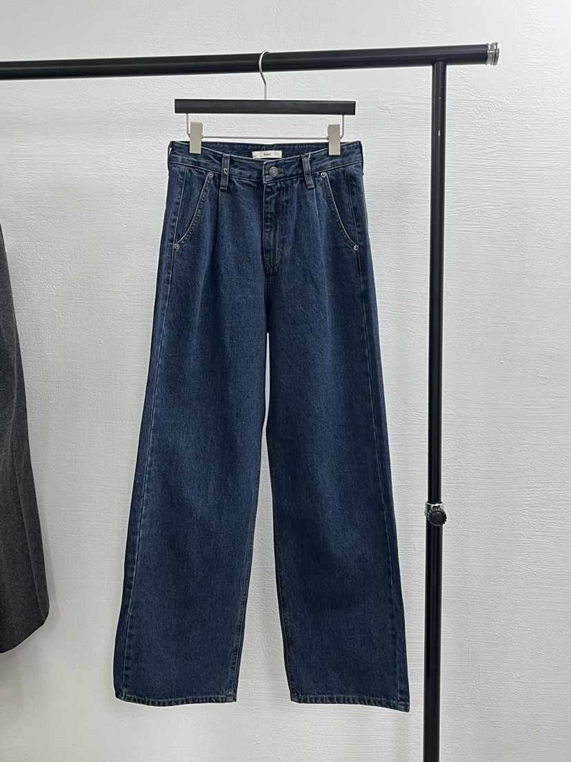 WELL KNOWN東大門㊣直郵女裝新品25秋冬推薦人氣時尚牛仔褲WELL KNOWN牛仔褲