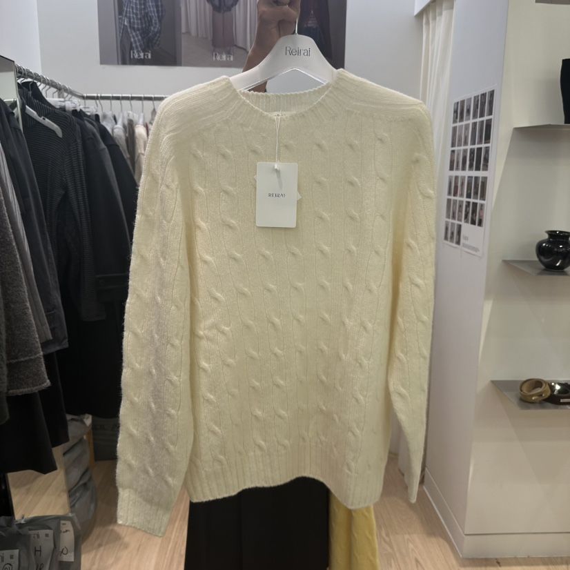 REIRAI東大門㊣代購女裝新款職業熱賣25秋冬真品休閑時尚毛衣Reirai毛衣