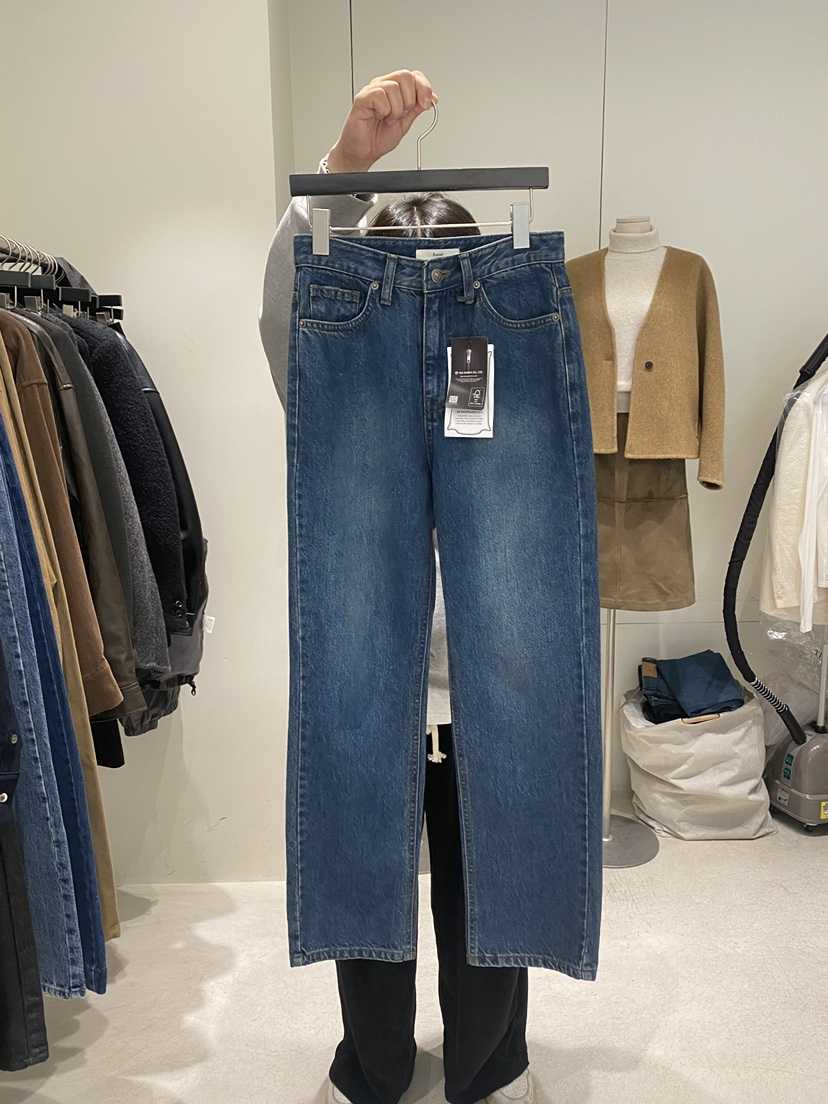 WELL KNOWN韓國代購㊣女士新款休閑推薦25秋冬真品時尚牛仔褲WELL KNOWN牛仔褲