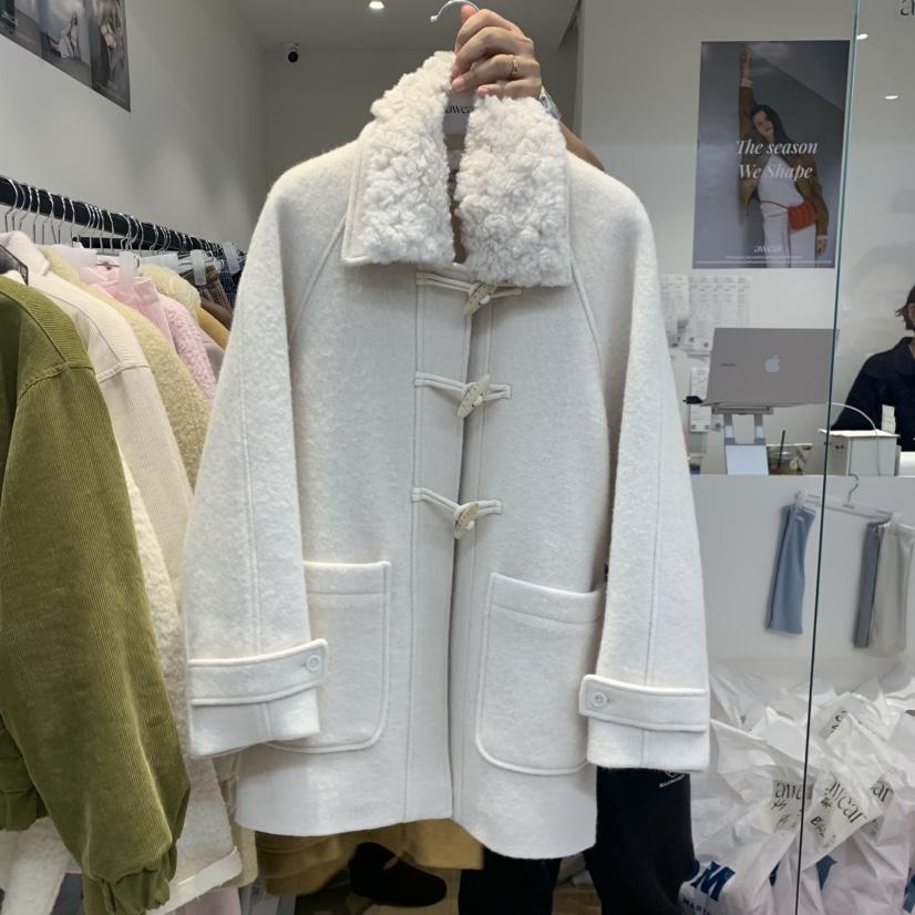 RUMIRU/AWEAR韓國直郵㊣女裝新品休閑時尚人氣熱賣中長款大衣awear/RUMIRU中長款大衣