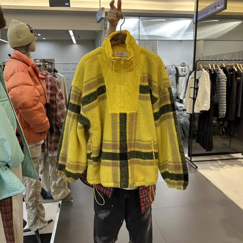 LADYBLACK東大門㊣實拍女裝新品真品時尚休閑熱賣25秋冬衛衣格紋LADYBLACK衛衣