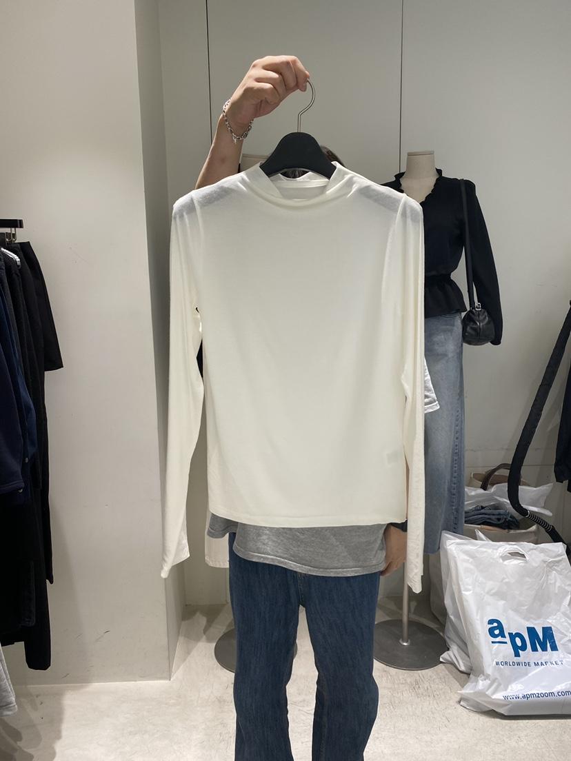 WELL KNOWN東大門㊣直郵女裝新款熱賣25秋冬職業真品長袖T恤WELL KNOWN長袖T恤