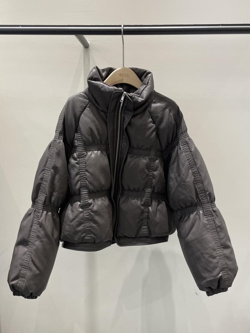 NEOUL韓國直郵㊣女士新品休閑時尚25秋冬推薦真品短款棉服填充NEOUL/ahin雙領標簽短款棉服