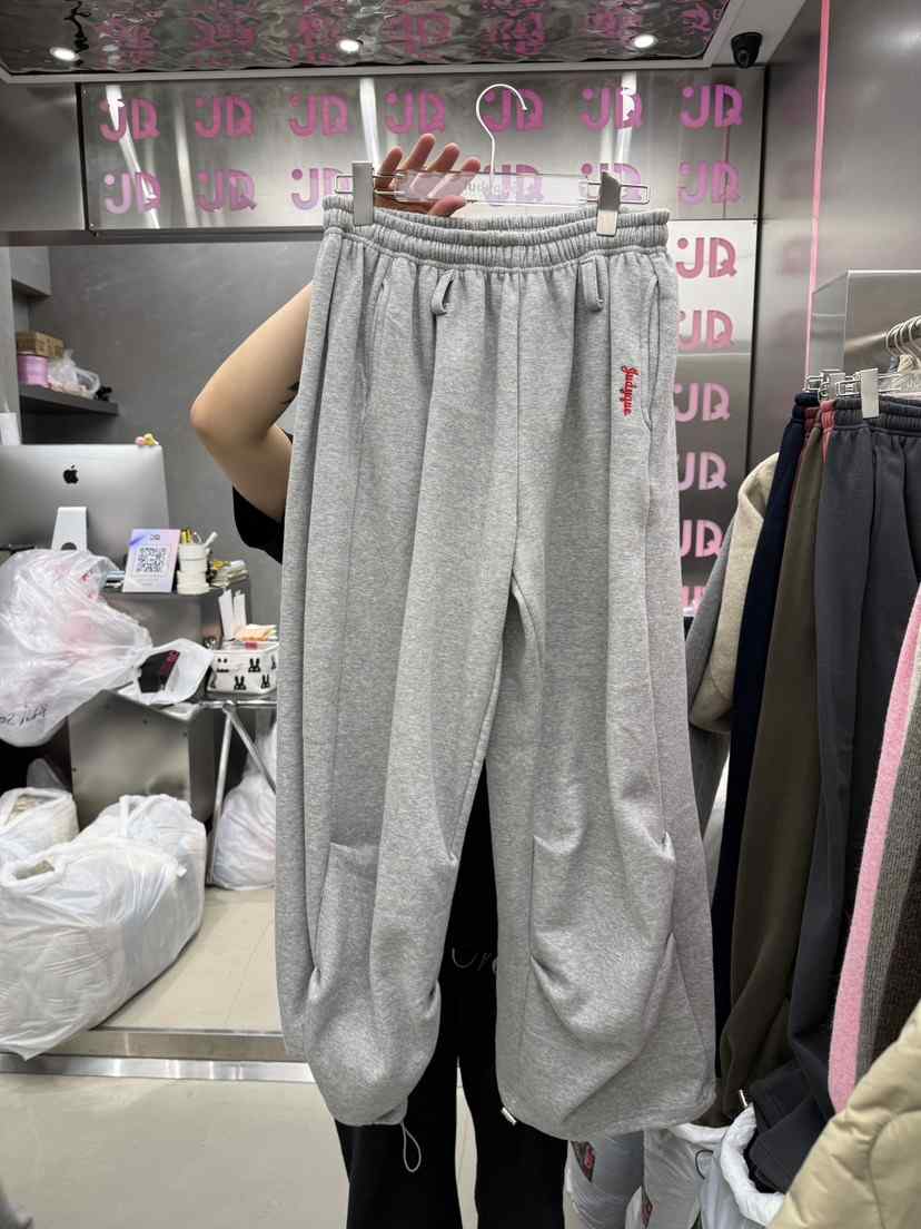 JUDYQUE東大門㊣代購女士新品時尚熱賣真品職業推薦休閑褲刺繡JUDYQUE休閑褲