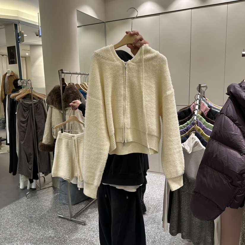 SOF東大門㊣實拍女士新款推薦熱賣人氣職業25秋冬夾克拉鏈連帽SOF夾克