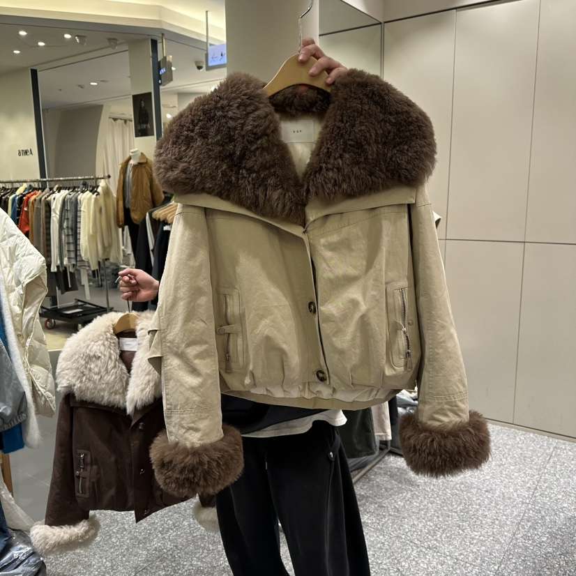 SOF韓國直郵㊣女士新款25秋冬推薦熱賣時尚休閑夾克填充鵝絨SOF夾克