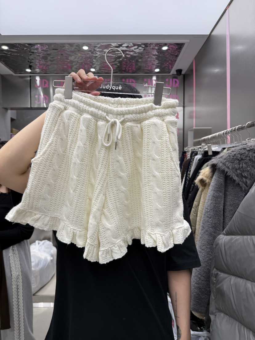 JUDYQUE韓國直郵㊣女士新款推薦真品休閑25秋冬熱賣時尚短褲JUDYQUE短褲