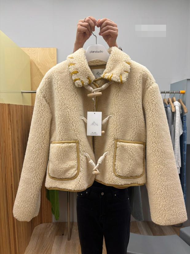 THEPLAN東大門㊣實拍女裝新款休閑時尚推薦人氣25秋冬短款大衣THE PLAN短款大衣