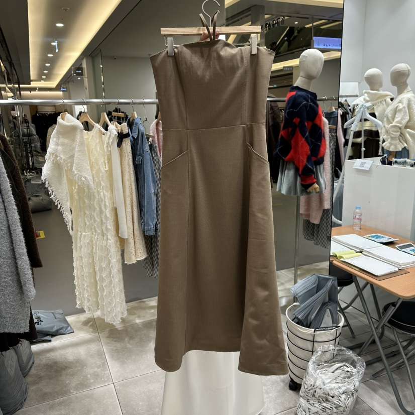 XPARTY東大門㊣實拍女裝新款人氣推薦25秋冬職業休閑連衣裙XPARTY連衣裙