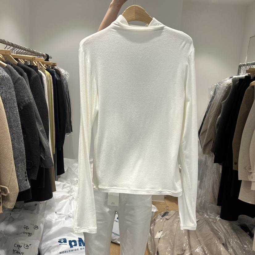 OUR-A東大門㊣直郵女士新款推薦時尚人氣職業25秋冬長袖T恤羊毛OUR-A長袖T恤