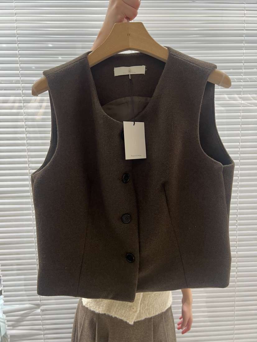 FF東大門㊣直郵女裝新品真品推薦熱賣職業25秋冬人氣時尚馬甲FF/SUNDAY馬甲