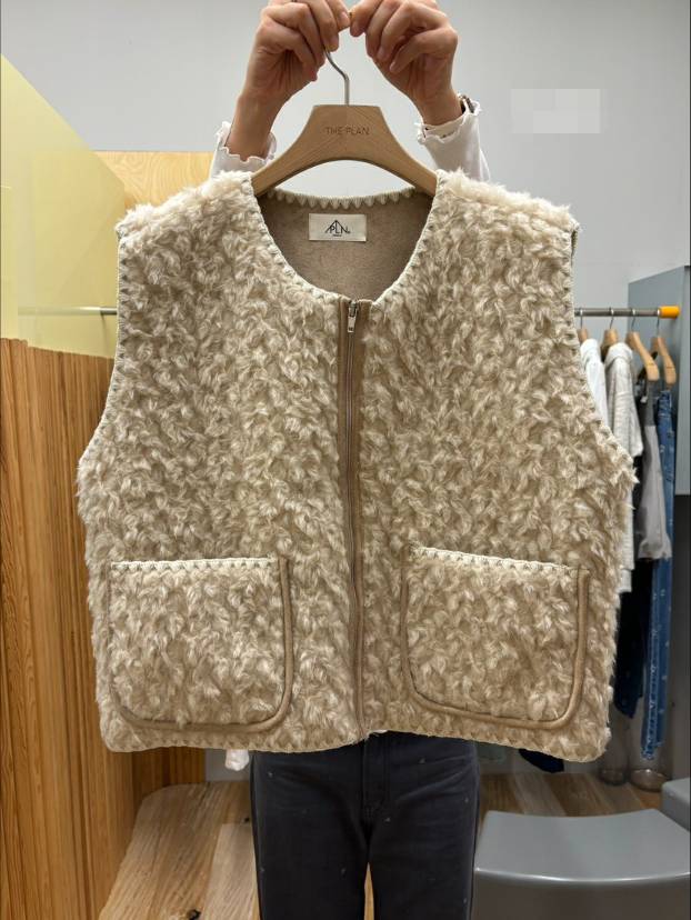 THEPLAN韓國直郵㊣女裝新品25秋冬真品推薦時尚熱賣休閑馬甲THE PLAN馬甲