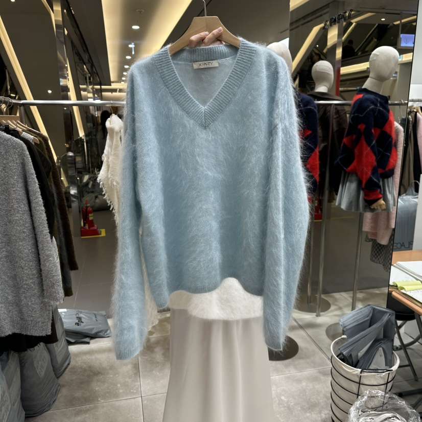 XPARTY東大門㊣代購女士新品職業人氣25秋冬熱賣休閑針織衫XPARTY針織衫