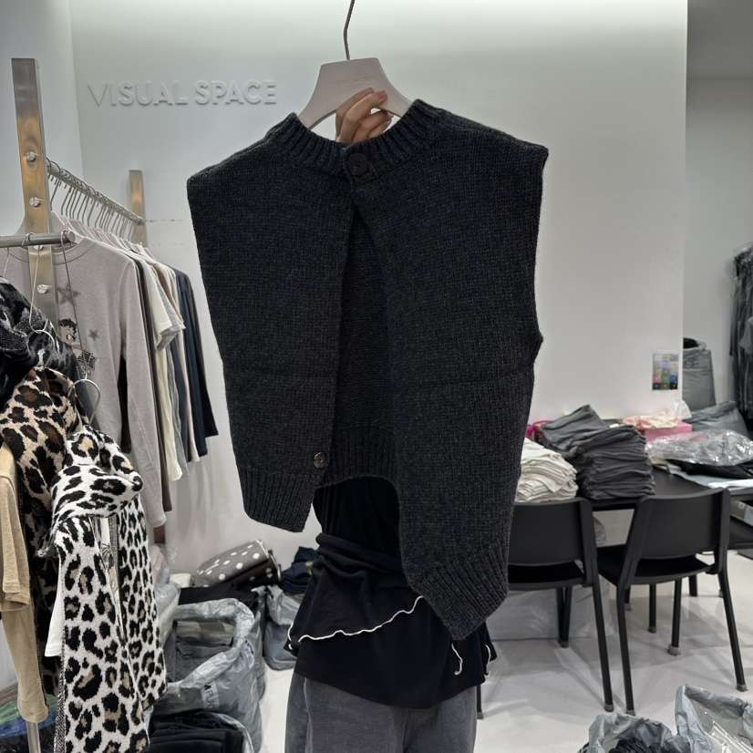 VISUAL SPACE東大門㊣直郵女士新款人氣熱賣職業時尚休閑馬甲VISUAL SPACE馬甲