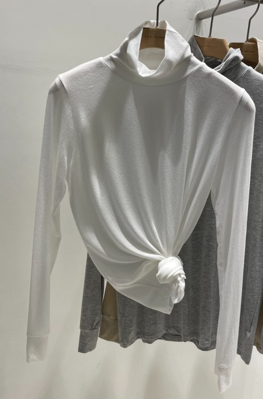 KINOA韓國直郵㊣女裝新品休閑推薦真品人氣時尚長袖T恤天絲KINOA長袖T恤