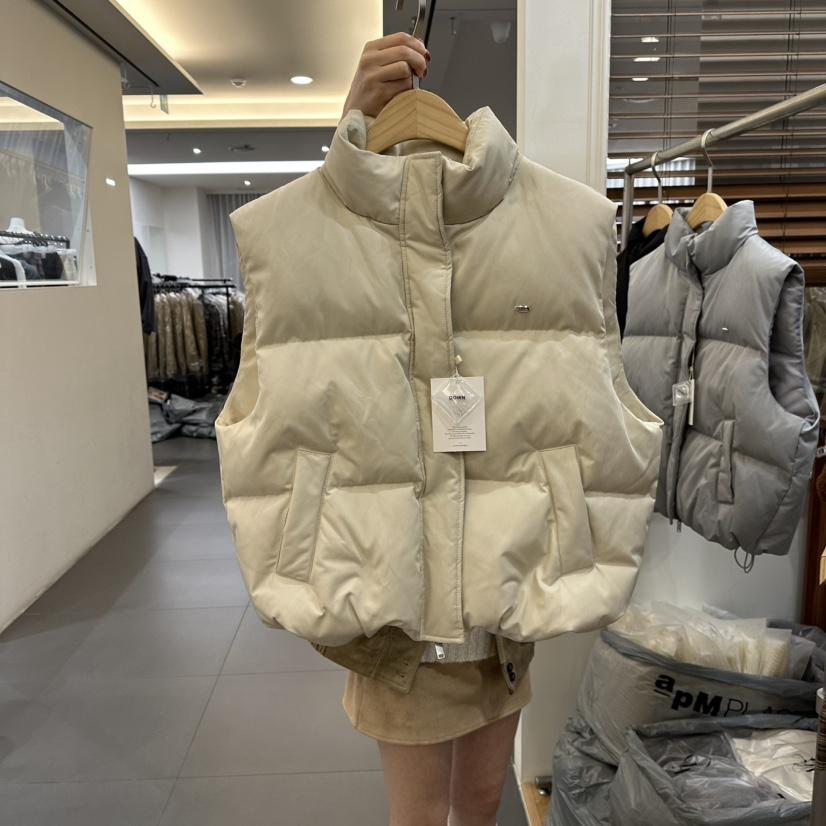 NOWHERE東大門㊣直郵女士新款職業休閑時尚熱賣真品馬甲鴨絨NOWHERE馬甲