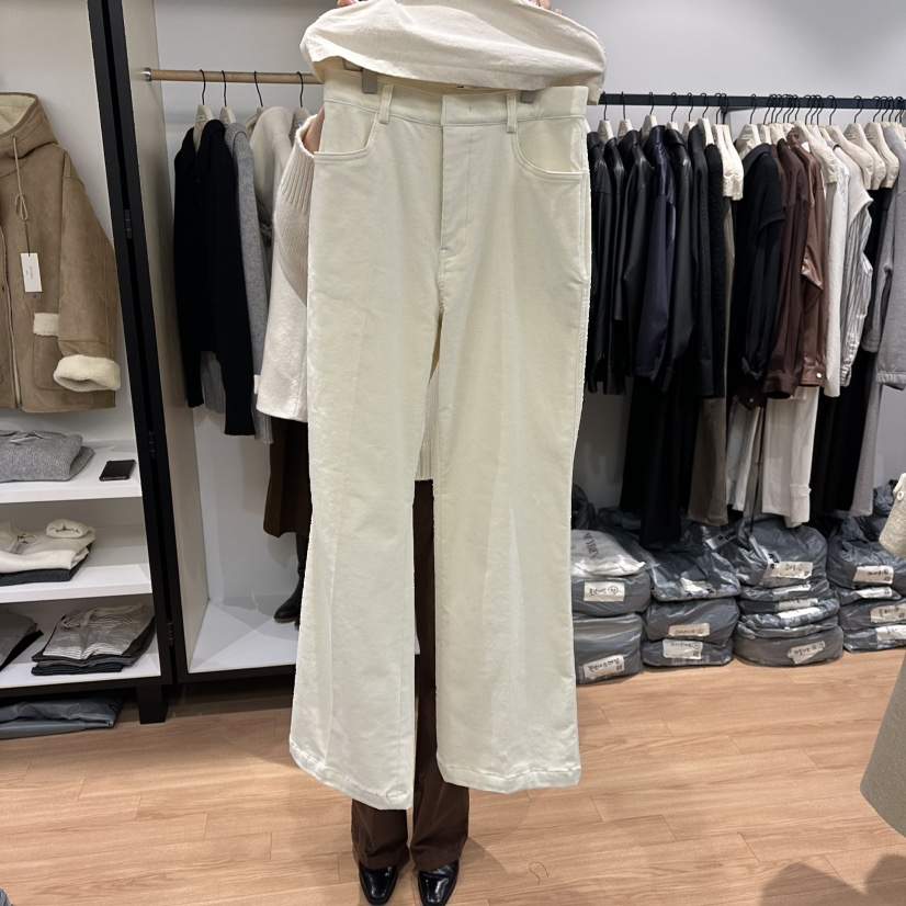 MUYBIEN韓國代購㊣女士新品熱賣休閑時尚25秋冬職業真品休閑褲MUYBIEN休閑褲