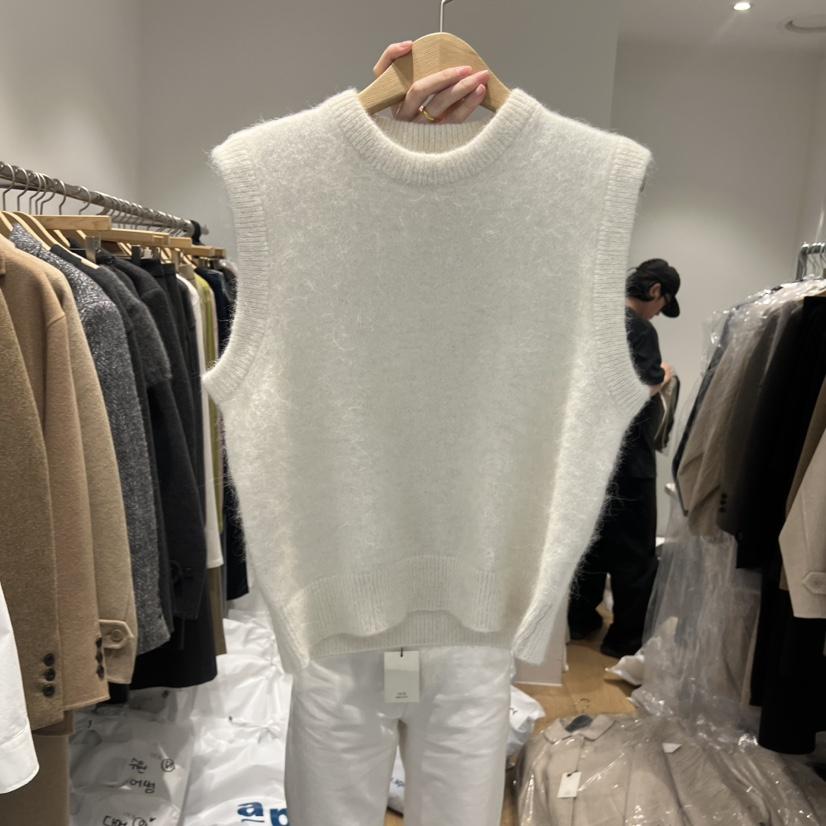 OUR-A東大門㊣實拍女士新款推薦25秋冬人氣真品休閑馬甲羊駝OUR-A馬甲