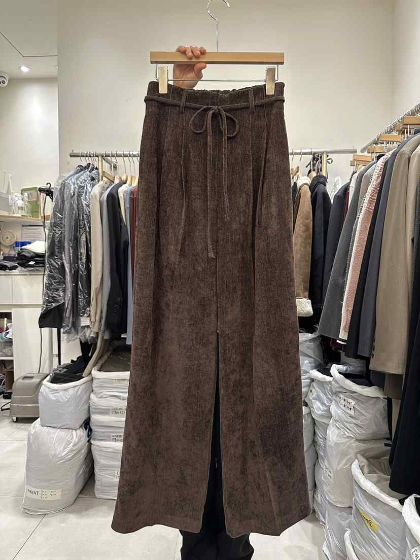 HEIZE東大門㊣直郵女裝新款熱賣職業人氣時尚休閑褲含腰繩羊毛HEIZE休閑褲