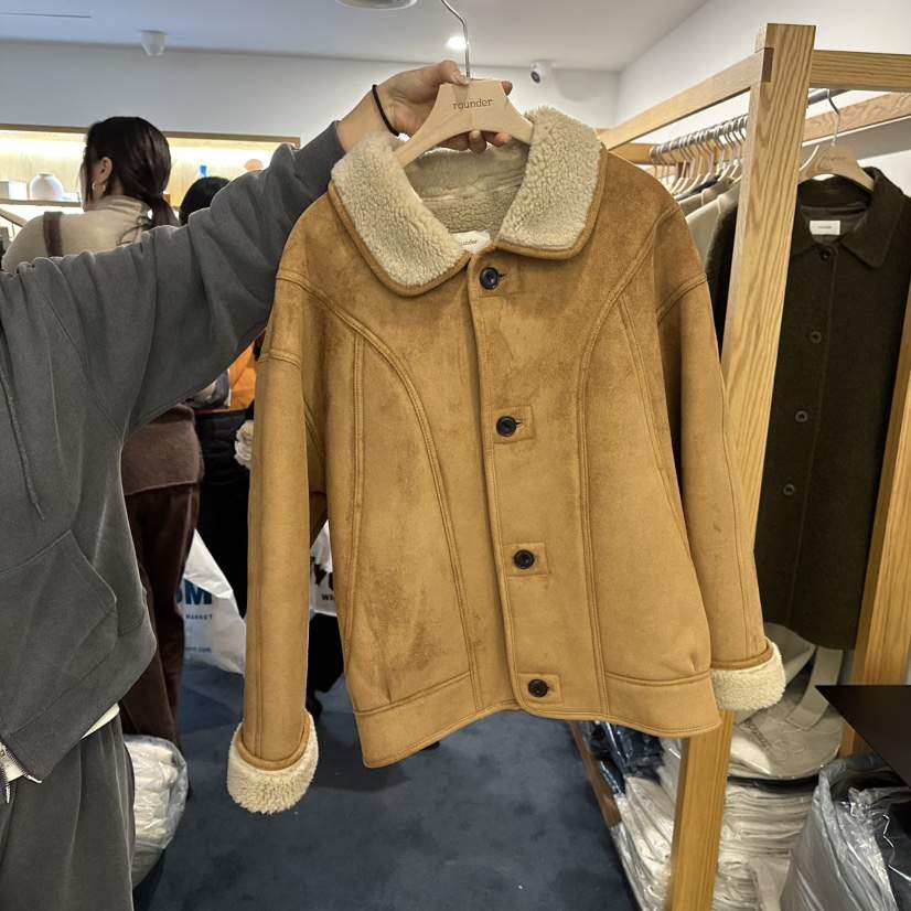 ROUNDER韓國直郵㊣女裝新品推薦25秋冬人氣真品職業時尚夾克ROUNDER夾克