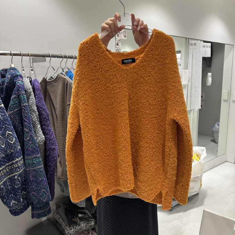 COMBO韓國直郵㊣女士新款職業休閑人氣時尚25秋冬真品熱賣毛衣COM_BO毛衣