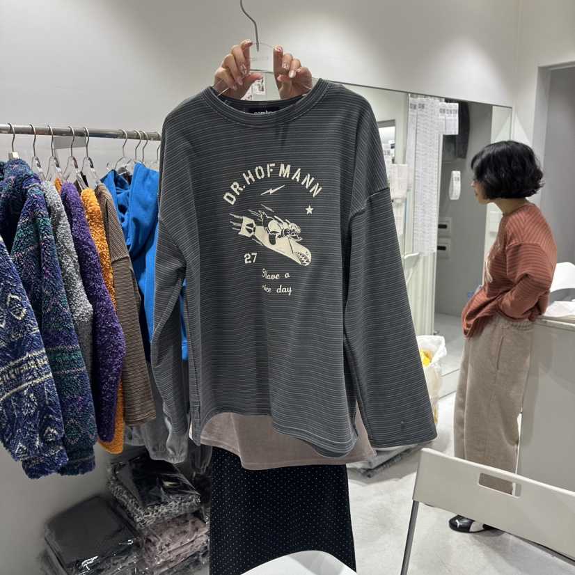 COMBO東大門㊣直郵女士新品推薦真品休閑時尚熱賣25秋冬長袖T恤COM_BO長袖T恤