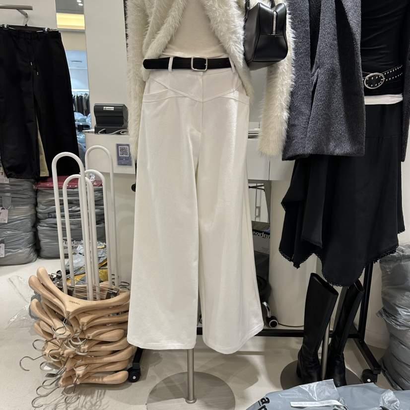 RENDER韓國直郵㊣女士新款職業熱賣時尚休閑褲不含腰帶口袋RENDER休閑褲