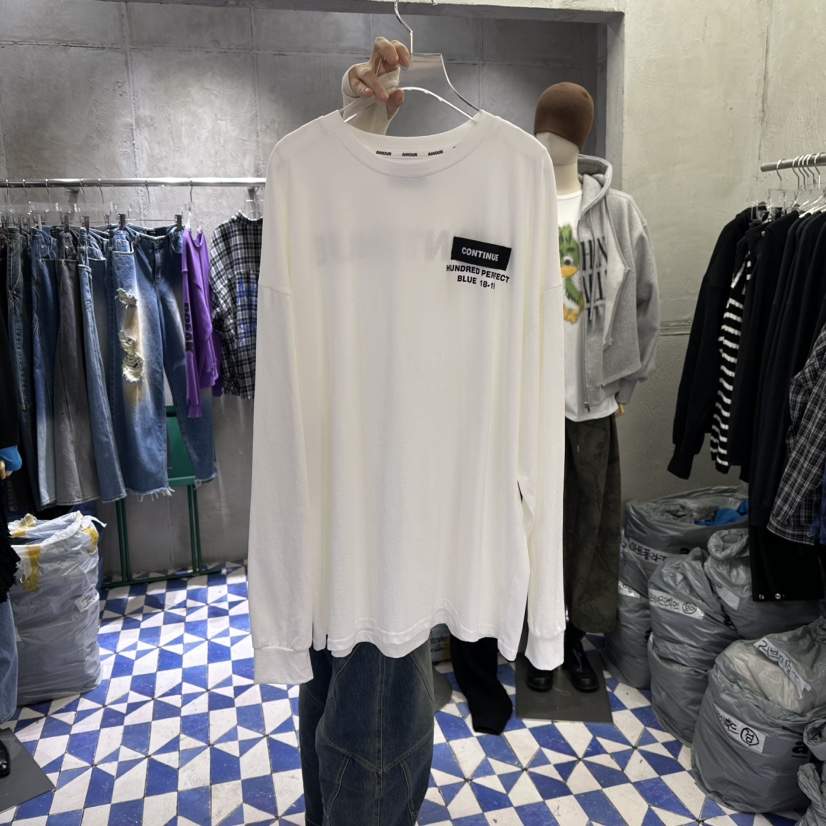 AMOUR韓國直郵㊣女士新款推薦人氣職業休閑時尚25秋冬長袖T恤AMOUR長袖T恤