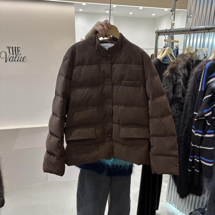 ALEGRE韓國直郵㊣女裝新品人氣推薦熱賣真品短款羽絨服鴨絨ALEGRE短款羽絨服