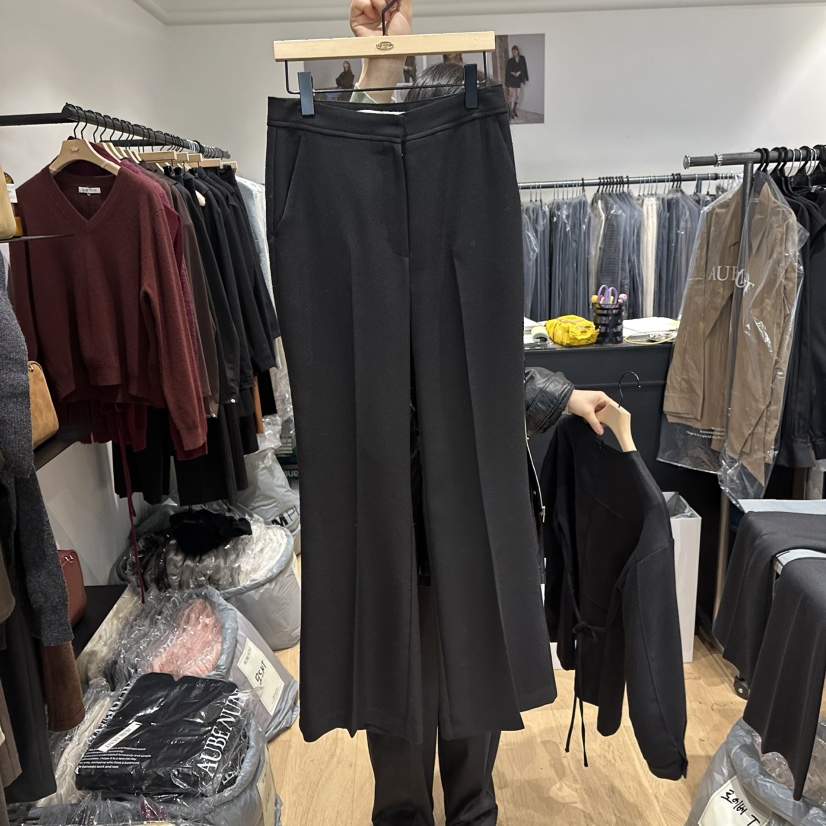 aube nunt韓國代購㊣女士新品人氣真品職業時尚休閑休閑褲aube nunt休閑褲