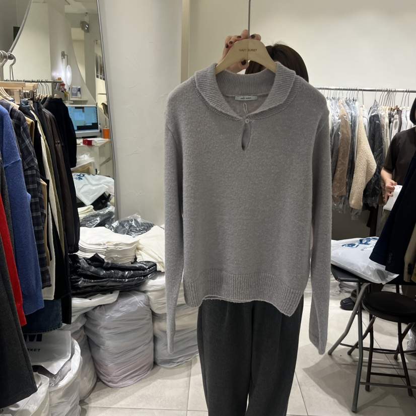 NAVYBURST韓國代購㊣女裝新款休閑職業人氣25秋冬針織衫圓領NAVY BURST針織衫