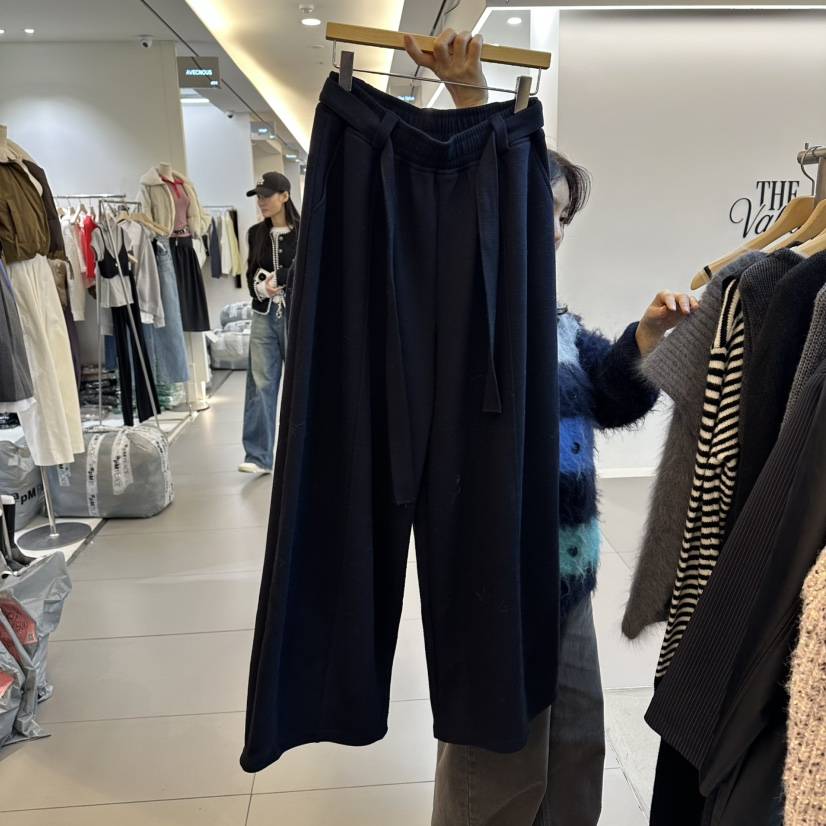 ALEGRE東大門㊣實拍女士新款熱賣休閑推薦時尚休閑褲含腰帶ALEGRE休閑褲