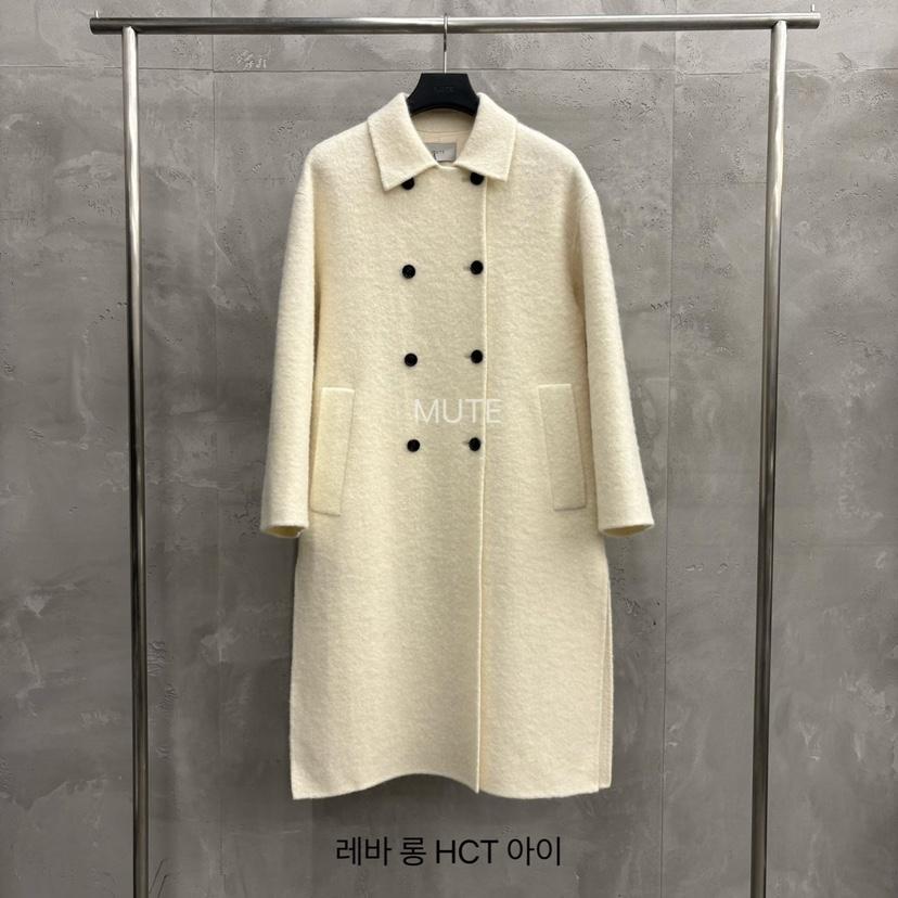 MUTE-P東大門㊣代購女裝新品熱賣真品休閑25秋冬中長款大衣MUTE中長款大衣