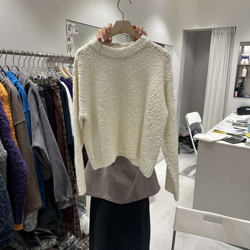 COMBO韓國代購㊣女裝新款人氣真品25秋冬推薦熱賣時尚職業毛衣COM_BO毛衣