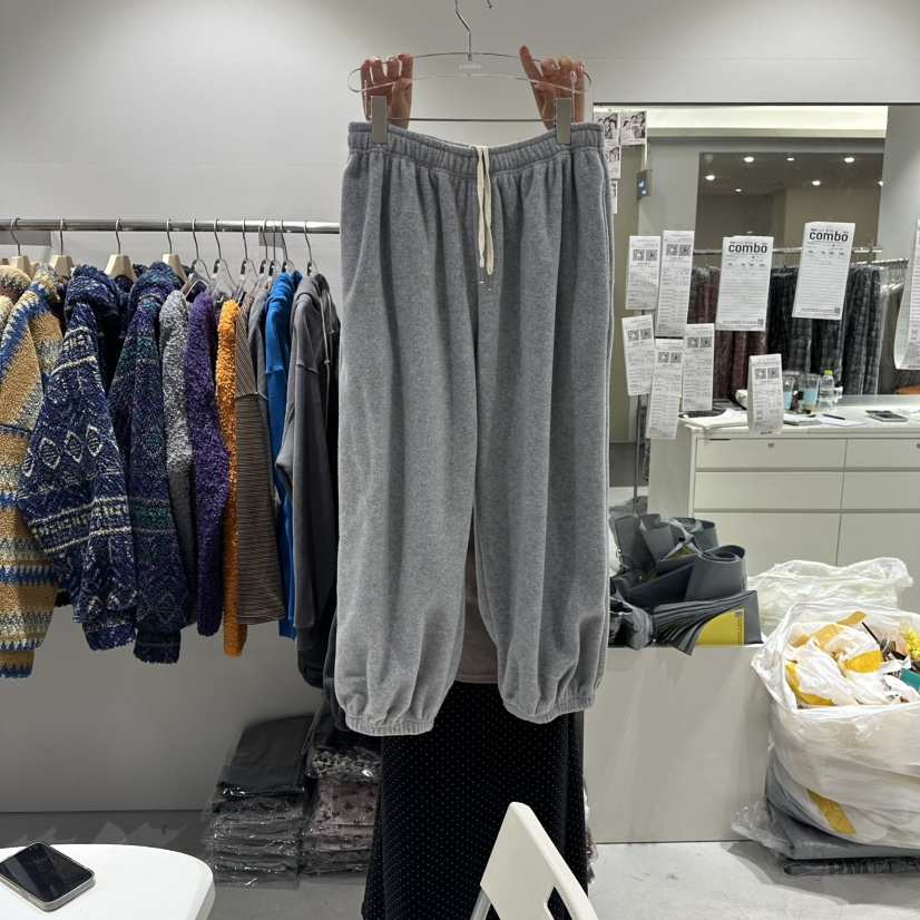 COMBO韓國代購㊣女士新品真品職業人氣時尚25秋冬休閑褲蘇格蘭COM_BO休閑褲