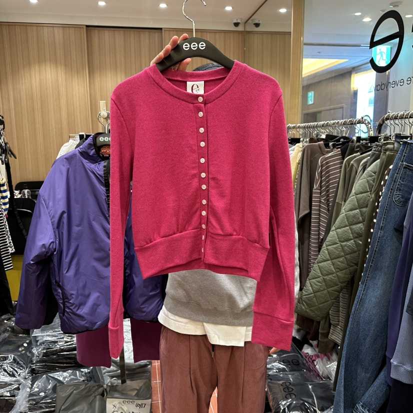 E/E/E韓國直郵㊣女裝新款25秋冬真品時尚休閑熱賣人氣針織衫E/E/E針織衫