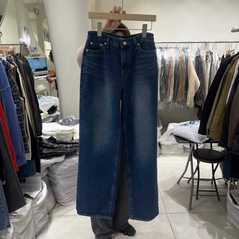 NAVYBURST東大門㊣代購女裝新款熱賣人氣25秋冬職業時尚牛仔褲NAVY BURST牛仔褲