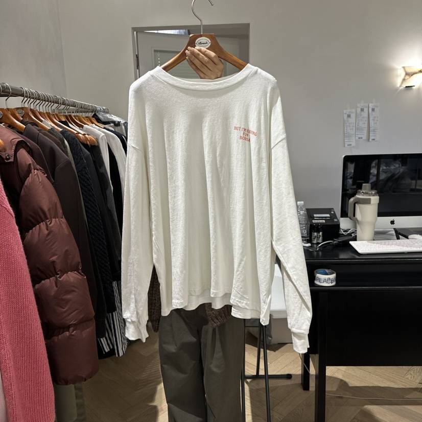 BRUSH-P東大門㊣實拍女士新款25秋冬熱賣時尚職業休閑長袖T恤BRUSH-P長袖T恤