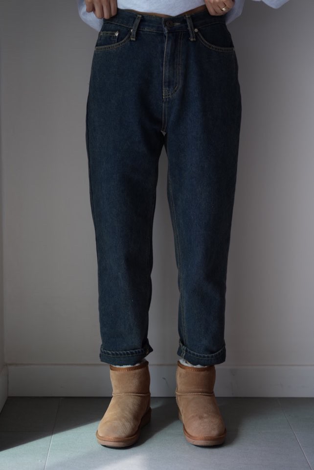 MILUI東大門㊣實拍女士新品25秋冬休閑人氣推薦時尚職業牛仔褲MILUI牛仔褲