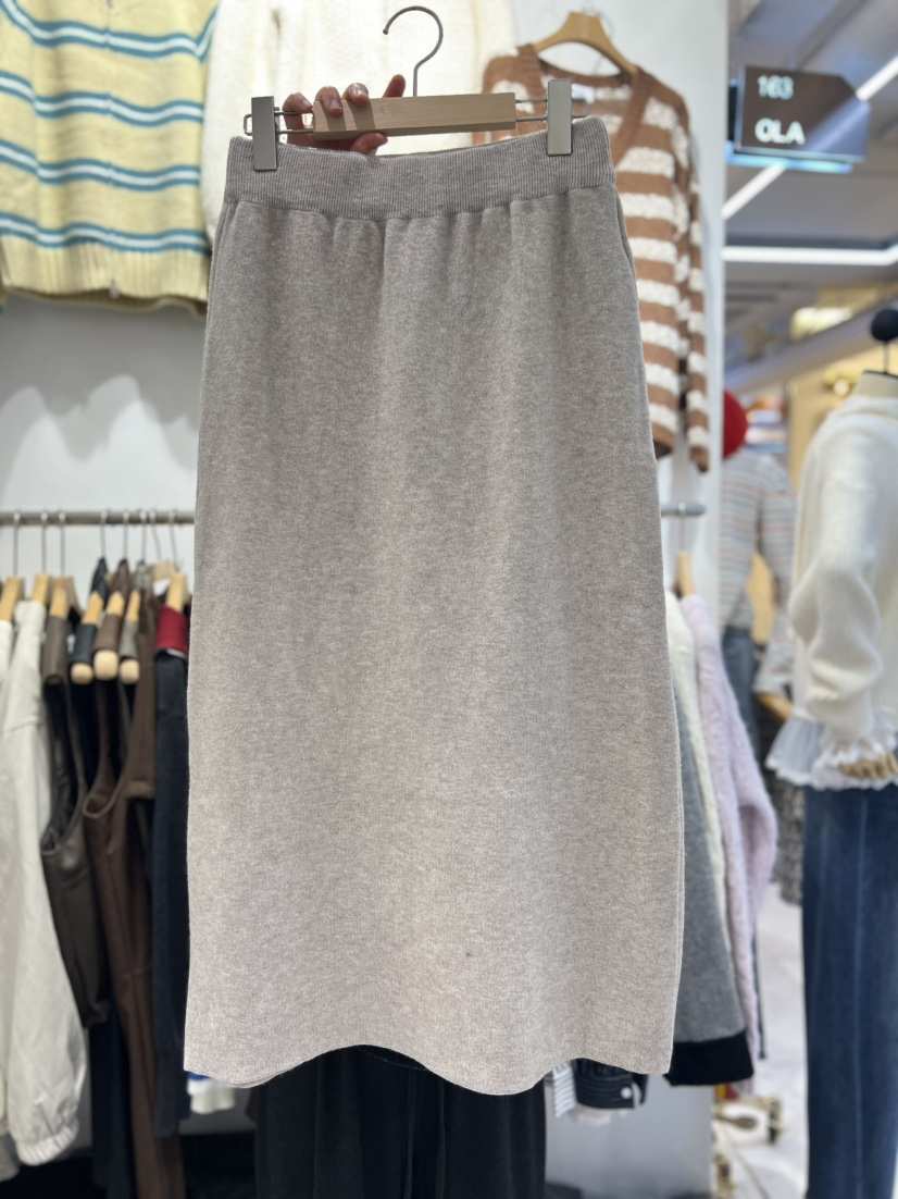 OLA韓國直郵㊣女士新款真品時尚熱賣推薦休閑25秋冬職業長裙mellor/OLA長裙