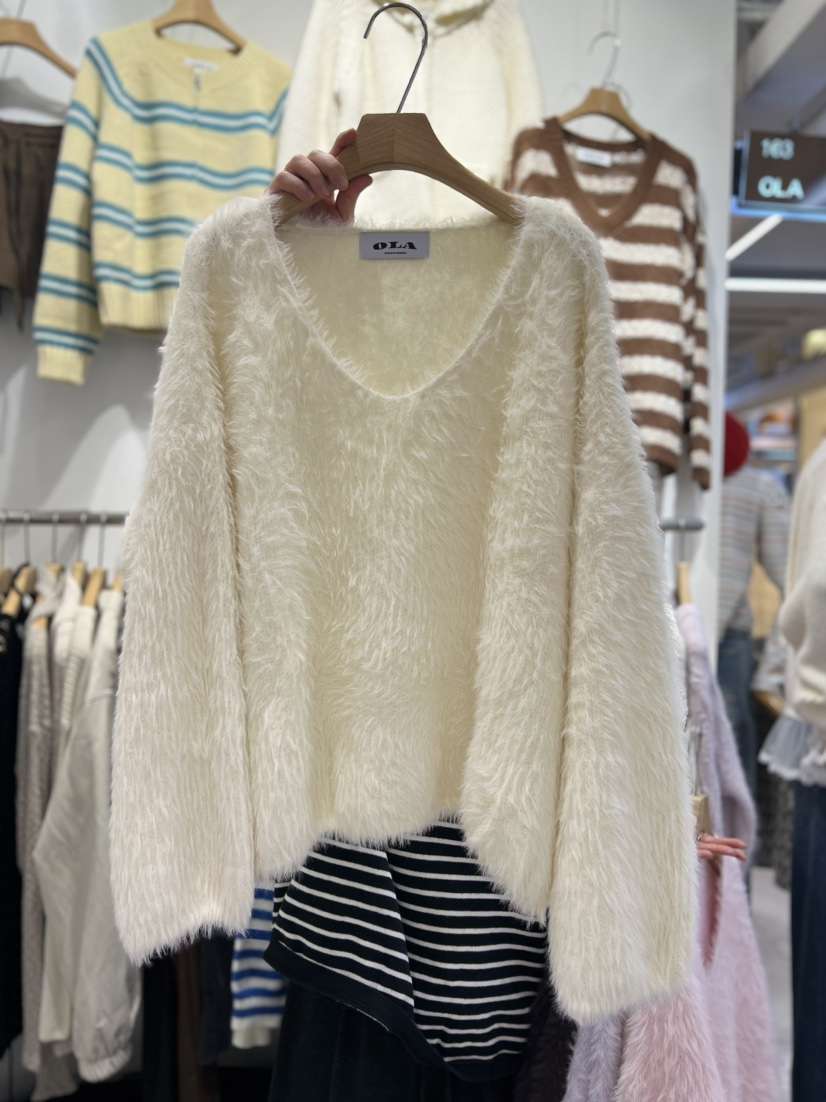 OLA東大門㊣實拍女裝新款職業休閑熱賣25秋冬時尚真品針織衫mellor/OLA針織衫