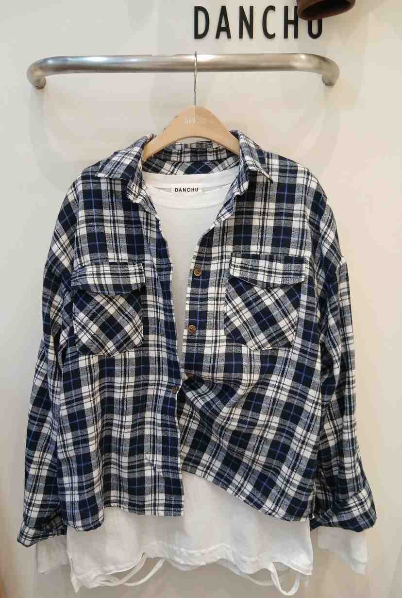 DANCHU東大門㊣實拍女士新品人氣推薦襯衫蕾絲衫不含內搭紐扣DANCHU襯衫/蕾絲衫