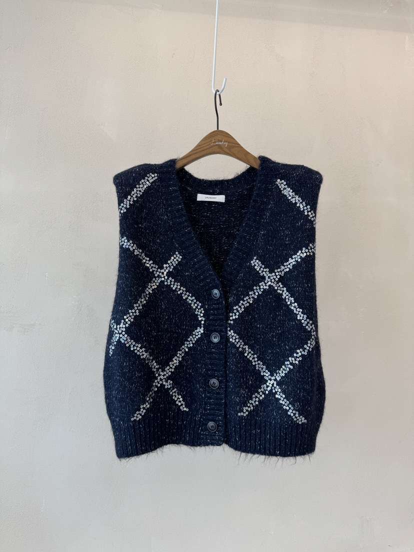 LAUNDRY東大門㊣直郵女裝新品人氣真品休閑25秋冬熱賣推薦馬甲LAUNDRY馬甲