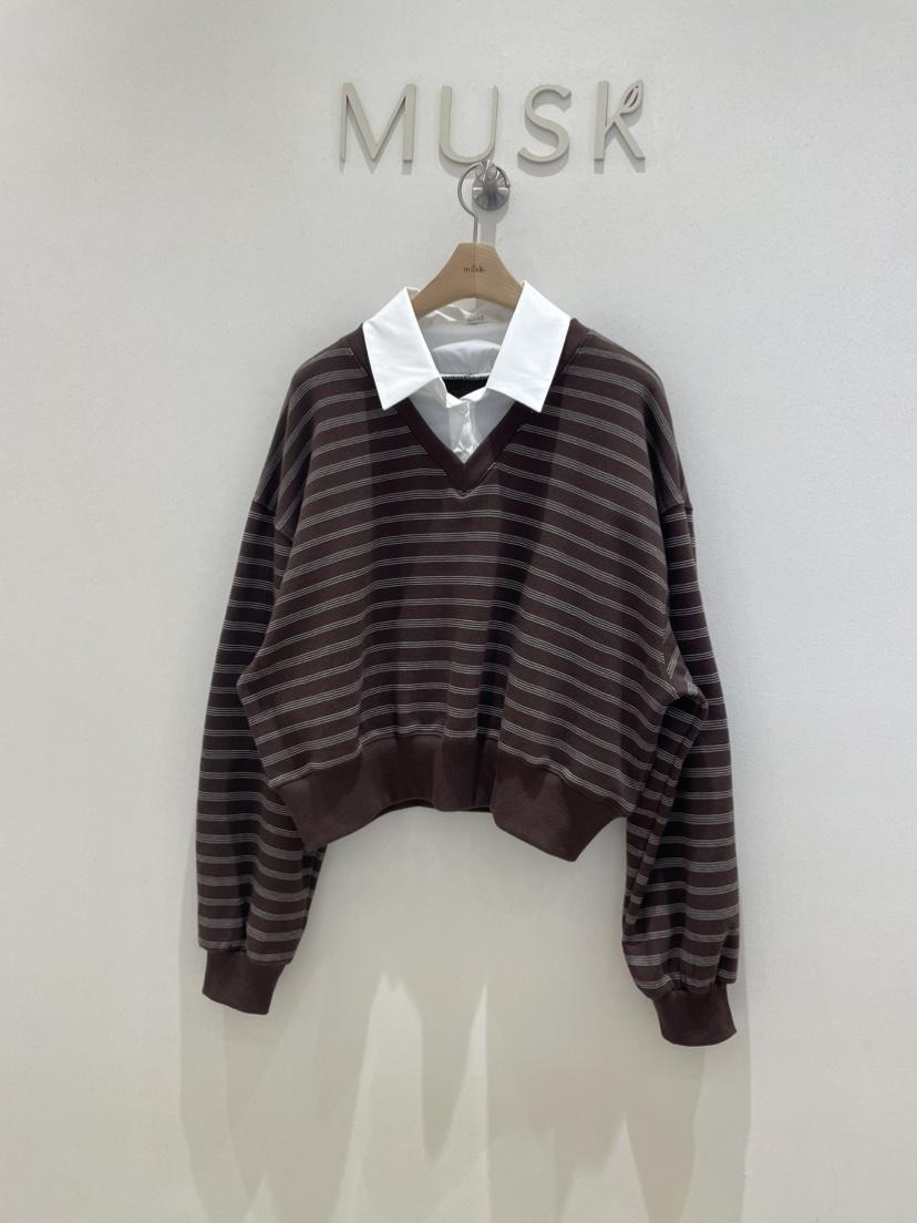 MUSK韓國直郵㊣女士新品25秋冬推薦休閑時尚真品職業熱賣衛衣MUSK衛衣