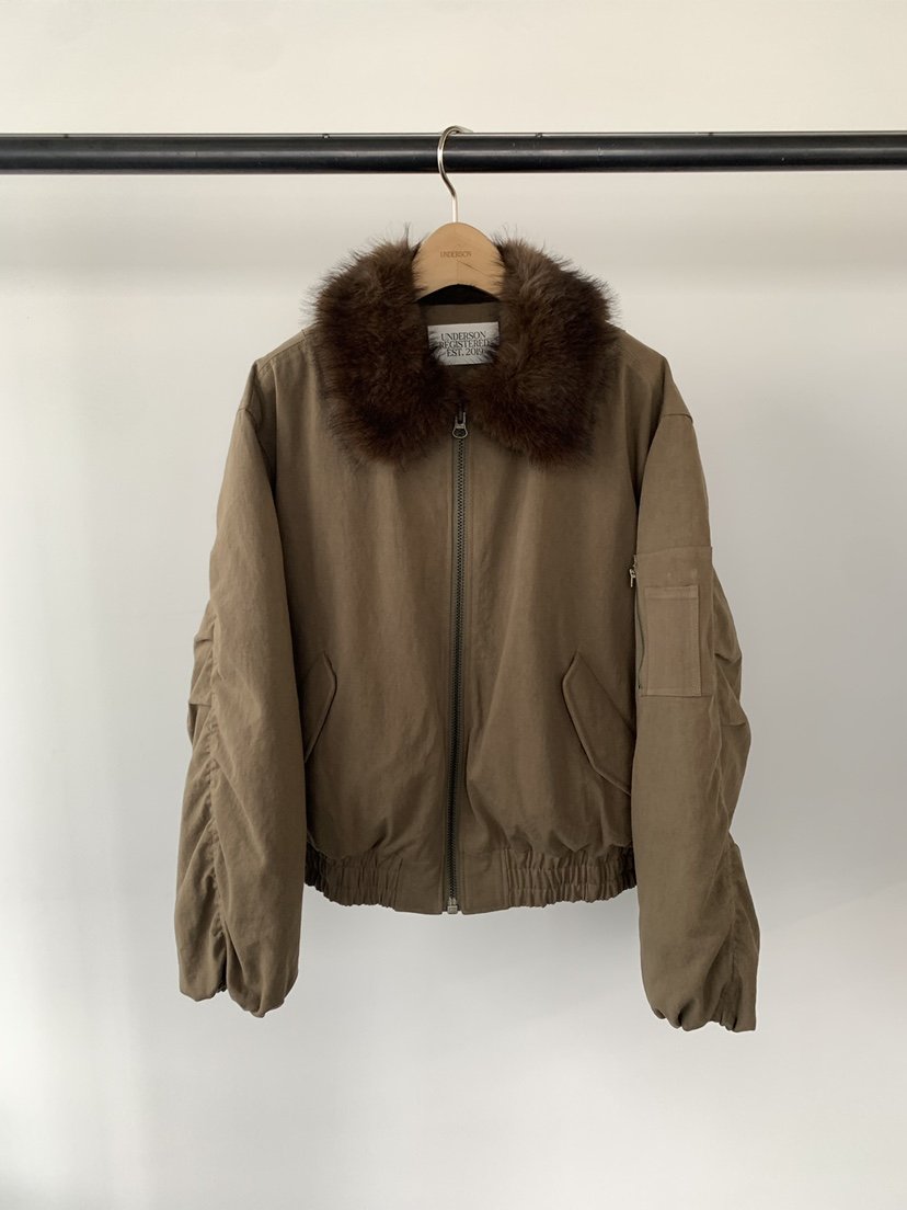 UNDERSON韓國代購㊣女裝新款職業休閑熱賣短款羽絨服填充絨UNDERSON短款羽絨服