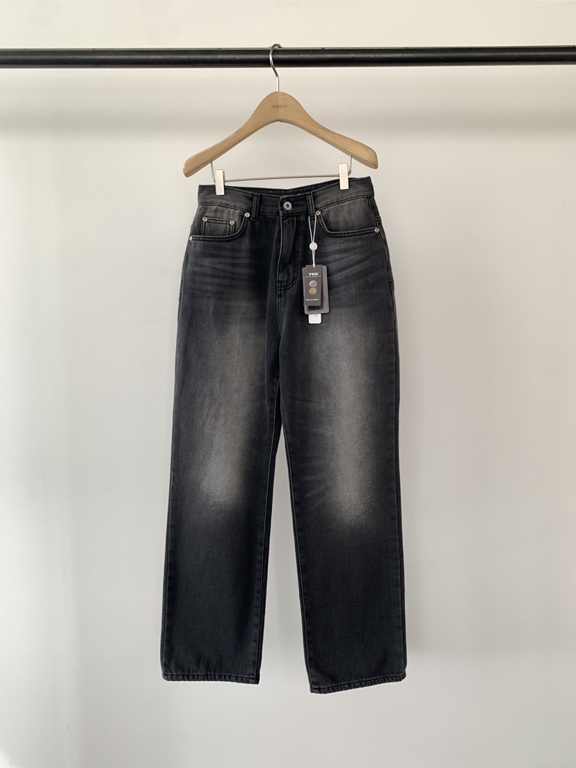 UNDERSON東大門㊣代購女裝新款推薦25秋冬休閑職業熱賣牛仔褲UNDERSON牛仔褲