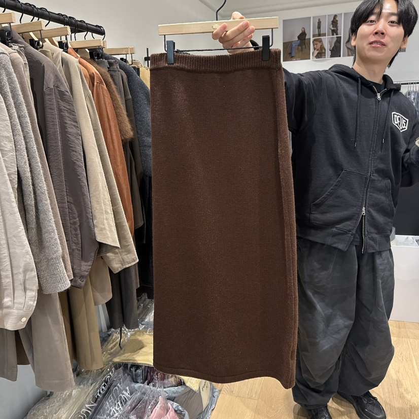 aube nunt東大門㊣代購女士新品25秋冬休閑時尚推薦熱賣長裙aube nunt長裙