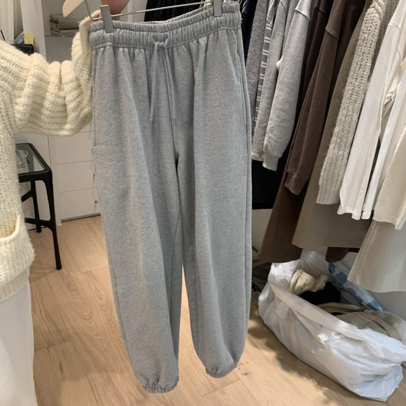 MONIQUE東大門㊣直郵女裝新款25秋冬休閑推薦休閑褲加絨羊毛MONIQUE休閑褲