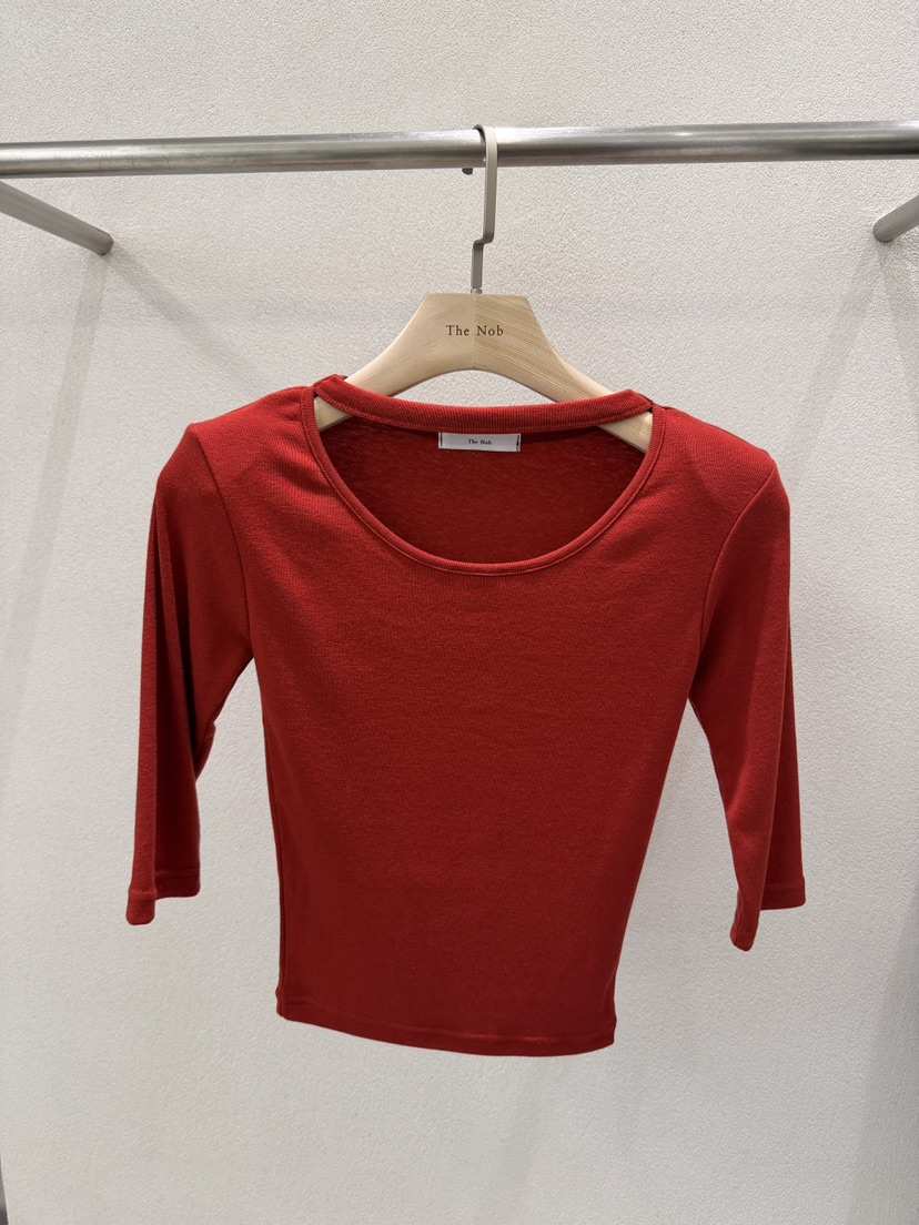 NOB韓國代購㊣女裝新款推薦25秋冬時尚人氣真品職業熱賣T恤NOBT恤