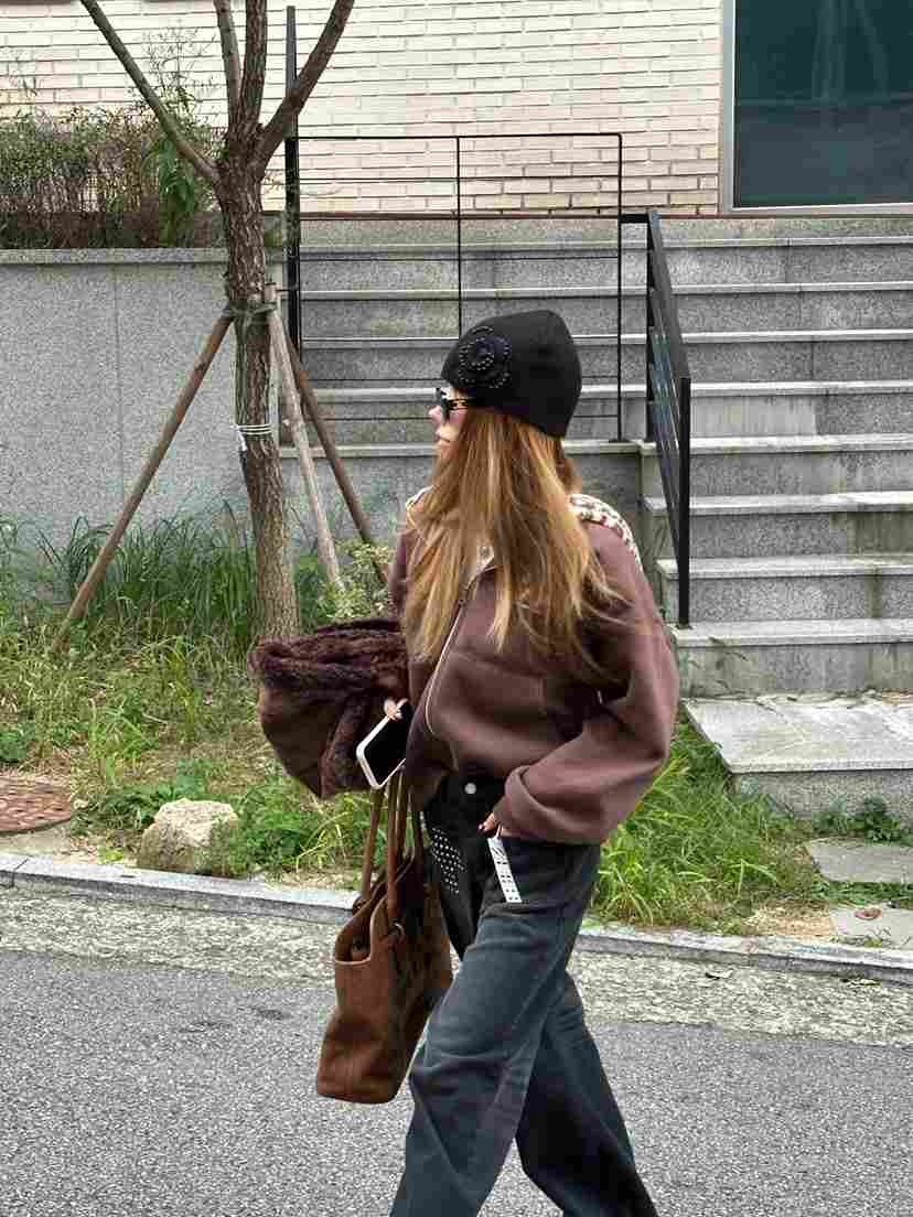 ZEROZERO韓國代購㊣女裝新款職業25秋冬真品休閑夾克拉鏈連帽ZEROZERO夾克